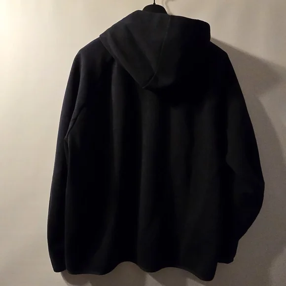 Nike - Sportswear Cotton-Blend Tech-Fleece Zip-Up Hoodie - Black - Picture 10 of 11